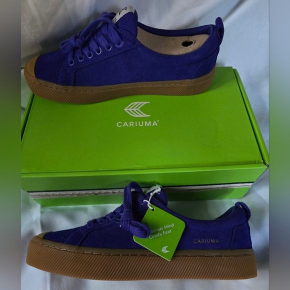 Cariuma Womens OCA Low Gum Liberty Purple Sneakers - Picture 5 of 8